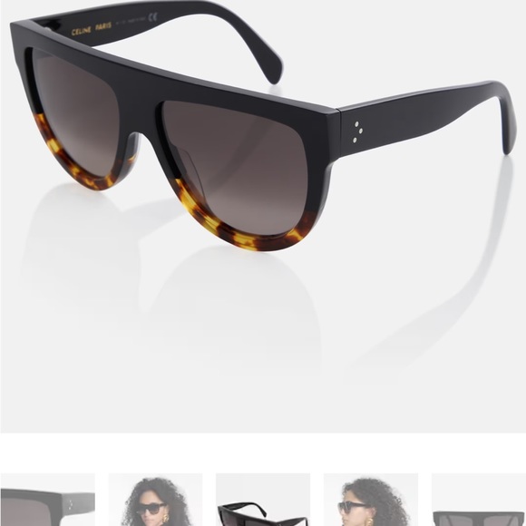 Celine Aviator Acetate Sunglasses - Picture 9 of 11